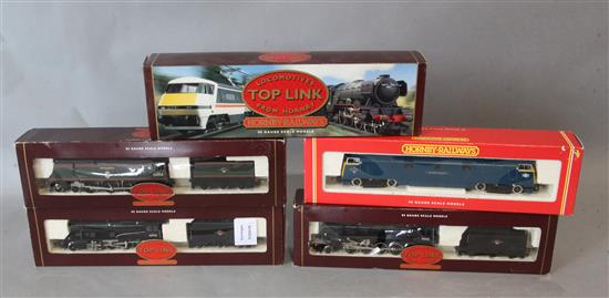 Five Hornby 00 gauge Top Link locomotives;